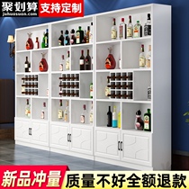 Industrial wind wine cabinet display stand partition Wine Rack bar cabinet floor wine cabinet home wine cabinet display cabinet