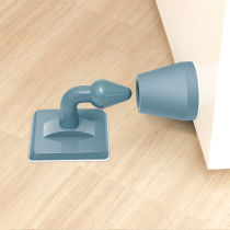 Silicone nail-free silent door suction combination suction type silent door suction nail-free door stopper combination door stop