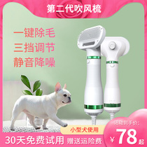 Pet hair dryer Dog hair blowing artifact Small and medium-sized dog bath blowing hair pulling machine Drying water blowing machine