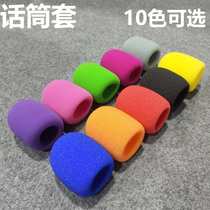 Phone sleeve sponge cover thickened non-disposable anti-spray anchor wireless microphone cover