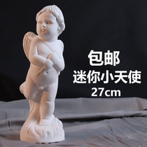 Mini little Angel plaster figure plaster teaching aids art sketch still life Avatar decoration sculpture pendulum