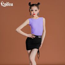 Lolita girls practice workout clothes for children to perform a set training class to serve new young children Latin dance performance