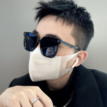 GM Sunglasses Men Drive Special Frame Square Anti-UV Sunglasses Female Advanced Face Slim