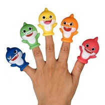  Finger dolls finger dolls baby sharks family toys pinching calling childrens gifts to appease birthdays