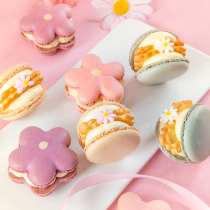 Wus fancy half-cooked cheese macaron dessert authentic French Net red cake Valentines Day gift box to send his girlfriend