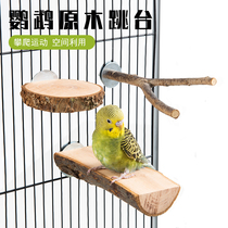 Spoonful Xuanfeng Parrot platform Pepper Wood Peony Tiger Leather Pepper Wood Stand Pole Grinding Claw Grinding Mouth Parrot Supplies