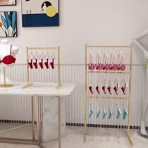 Underwear shop shelf display rack shopping mall bra floor-to-ceiling Nakajima rack exhibition desktop small underwear rack multi-layer side hanger