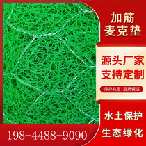 Ecological slope protection reinforced mesh pad Polyurethane vegetation three-dimensional network slope protection net slope protection green beach pad ecological network