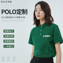 GOOSN Turnover Polo Shirt Customised Workwear Short Sleeve Culture Shirt Advertising Wear Logo to be made for summer workwear
