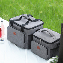 Large capacity insulation bag office workers insulated lunch bag food cooler outdoor ice bag delivery box delivery box