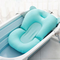 Neonatal bath net baby tub net pocket sponge mat baby bath bed universal sitting T bath net
