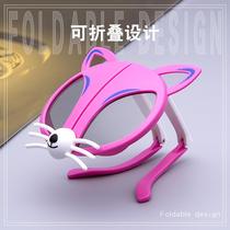 Childrens glasses Cartoon Cinema 3d small stereo special polarized New eyes do not flash cute sunglasses sun