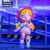 TOYCITY toy city laura cyberpunk five generations laura blind box girl Tide play 2021 net red New