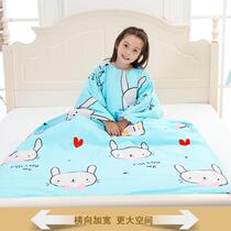 Sleeping Bag Elementary School Kids Lunch Break Baby Boy Prevention Kick Quilt by Divinity Seasons Universal Elementary School Students Autumn Winter Thin silk