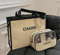 2021 new large capacity cosmetic bag portable female Small Senior sense Travel storage portable storage bag