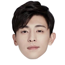 Deng Lun Chen Weiting Hu Ge Peng Yu Ma Yun spoof headgear mask party birthday tug-of-war bride decoration tremble