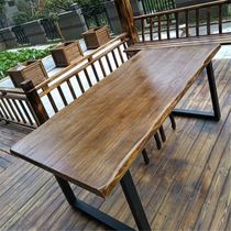 Computer desk solid wood table long table rental house writing table student household 70cm childrens double desk