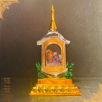 Source Pure and noble Sri Lanka Stupa Sealed Tibetan Buddha solid son for Gawu box set of ties