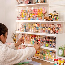 Doll shelf storage rack blind box shelf storage display stand display cabinet acrylic genuine storage box toy women