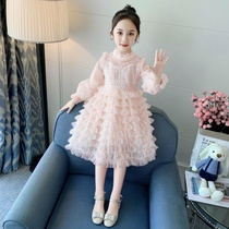 Girl Lian Dress 2021 Spring Summer Autumn Clothing New Little Girl Fairy Dresses Baby Foreign Air Boy Dress Princess Dresses