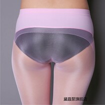 Second-generation silk and satin silky ultra-thin 360-degree seamless pantyhose oil shiny silk stockings sexy full transparent