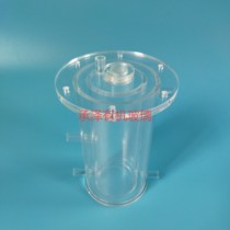 Transparent acrylic soil column double-layer insulation tube plexiglass cylindrical water circulation container tube experimental device