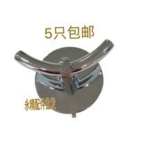 Towel hook single hook hook stainless steel hook closet qiang gou European coat adhesive hook toilet hardware accessories hook