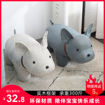 Home stool animal seat stool door change shoe stool foot stool children cartoon sofa stool small bench