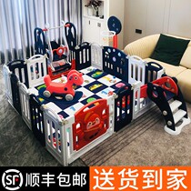 Baby crawling mat Fence one-piece climbing mat with ground game Toddler foldable home living room indoor anti-fall