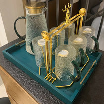 Light luxury cold kettle household kettle large capacity explosion-proof glass kettle water Cup Nordic tea set