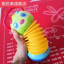 Caterpillar accordion toy baby early education puzzle simulation musical instrument children music toy 1-3 years old