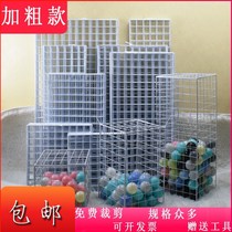 Bold white wire jewelry mesh wall rack display rack kindergarten photo grid grid hanging wall grid