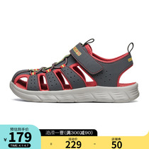 Skechers Skeckie 2022 Spring Summer Season New Boy Shoes Big Boy Breathable Baotou Sandal Sandal Sandal Beach Shoes