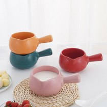 Xinyuan Sheng product ceramic small milk pot single handle non-stick pot boiled milk instant noodles porridge baby food supplement household mini pot