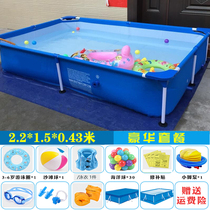 Simple swimming pool outdoor large mobile bracket small swimming pool home balcony adults and children thickened Indoor