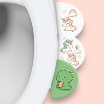 A toilet lid lifter flip cover handle portable anti-dirty creative cute toilet handle toilet handle