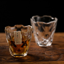 Japanese designer Tsuru small glass Edo pin glass Whiskey Japanese sake cup Household white wine cup