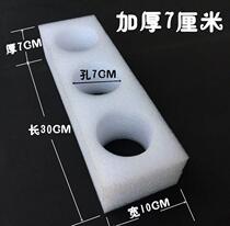 Three-hole takeaway box Bowl Cup holder packing milk tea cup Cup Cup Cup holder milk tea shop foam takeaway