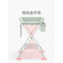 Crib car dual-purpose splicing queen bed adjustable height foldable small apartment newborn baby