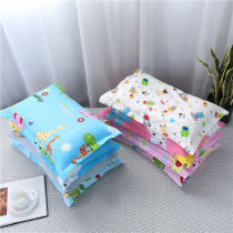 Cotton children pillowcase pillow core kindergarten cartoon primary school students shaped cotton pillow set latex particle pillow core