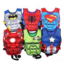 3-6 years old childrens life jacket Baby buoyancy vest Swimming equipment Ultraman Superman Batman cartoon muscle
