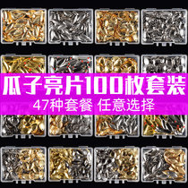 Luaya Melon sequin suit Bulk microThings fishing white strips Mouth small teething stream False Bait Booster Gadget
