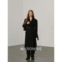Sold out MARONNIE Sheng Tai Ice Cream Custom Texture Online ~ Korean drama big female master Ai Shi lapel coat
