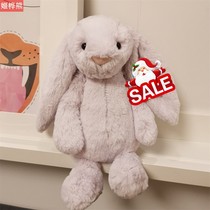 Large rabbit plush toy cute little white rabbit doll calming doll comfort doll bed sleeping pillow girl