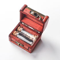 Baby umbilical cord collection box baby fetal hair commemorative deciduous tooth storage box bottle fetal hair diy homemade navel preservation bottle