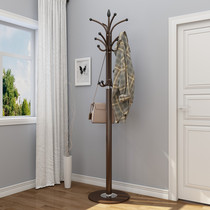 Modern simple hanger Floor-to-ceiling coat rack Bedroom hanger Living room clothes rack Marble base coat rack