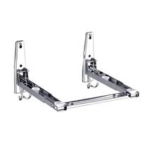 Thickened 304 stainless steel folding microwave oven rack bracket Telescopic rack wall-mounted bracket 