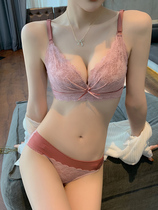 Ai Mu Bra Set New Adjusting Tiners Comfortable Bras No Steel Circle Sexy Small Chest Gush Lingerie Women