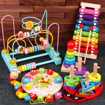 Exercise baby finger flexible fine winding bead string cultured child special force training toy teaching enlightenment building block