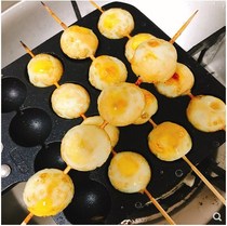 Quail egg home machine to make teppanyaki small mini pot octopus ball flat non-coated grinding tray skewer mold